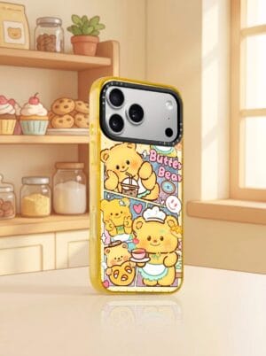 Kawaii  Bear Cartoon iPhone Case Cute Bakery Aest for iPhone