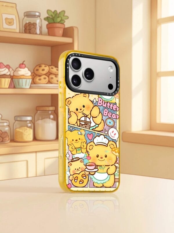 Kawaii  Bear Cartoon iPhone Case Cute Bakery Aest for iPhone