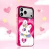Kawaii Cute White CatAesthetic Anime Phone Case for iPhone