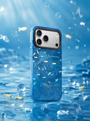 Deep Blue Water Ripple "Swimming" Ocean Fish for iPhone