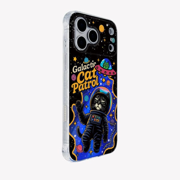 Galactic Patrol Cat iPhone Case – Cute Cosmic Hol for iPhone