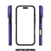 Cyber Neon Jester Star Teardrop Checkerboard for iPhone