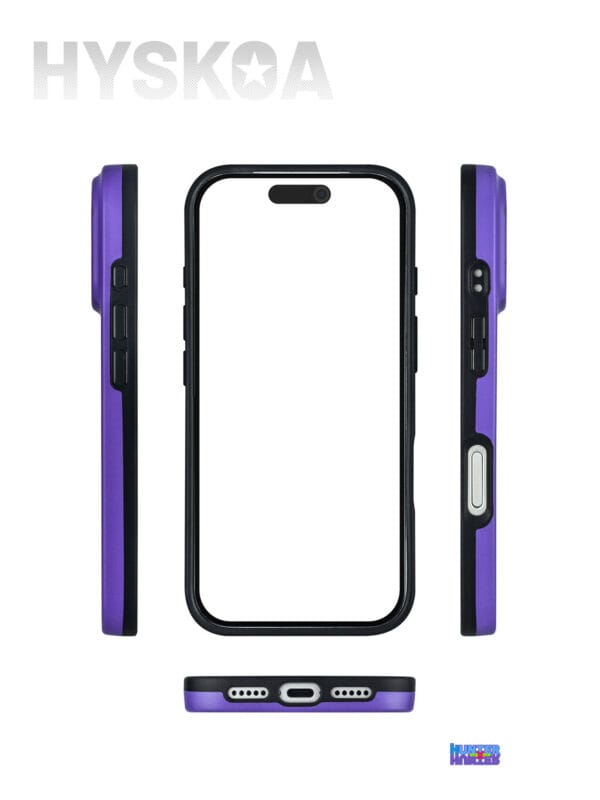 Cyber Neon Jester Star Teardrop Checkerboard for iPhone