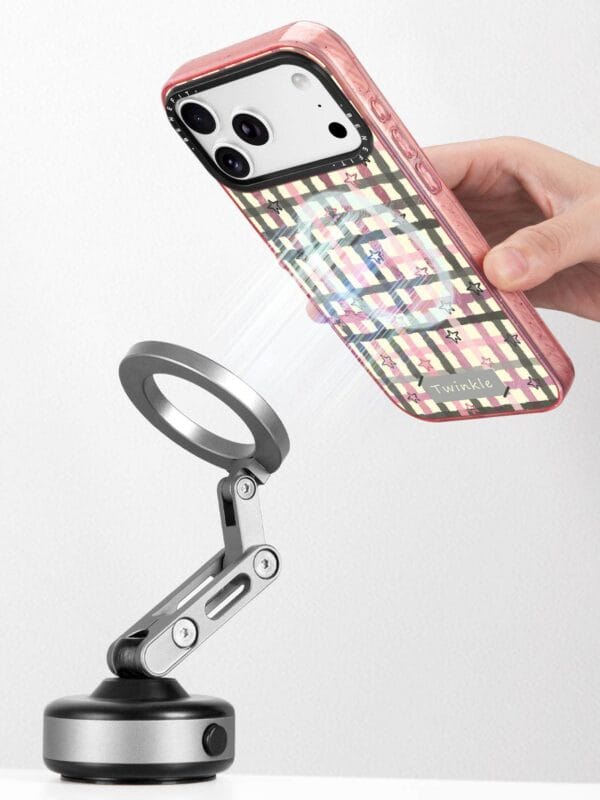 Y2K Pastel Gingham Checkered Grunge Pink Plaid for iPhone