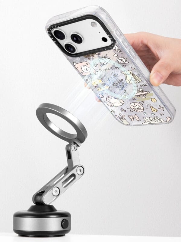 Cute Rabbit Holographic Silver for iPhone