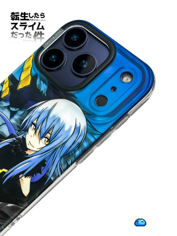 Electric Cobalt Cyber Warrior Shadow Beast iPhone Case