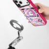 Y2K Pink Pixel Game Retro Gamer Cat for iPhone