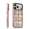 Y2K Pastel Gingham Checkered Grunge Pink Plaid for iPhone