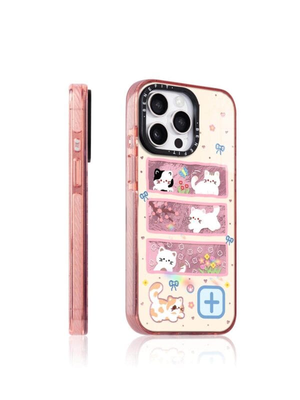 Kawaii Kitten Comic Panel Cute Manga Strip Cat for iPhone