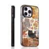 Retro Warm Checkered Kitten Cozy Cafe Core Cat for iPhone