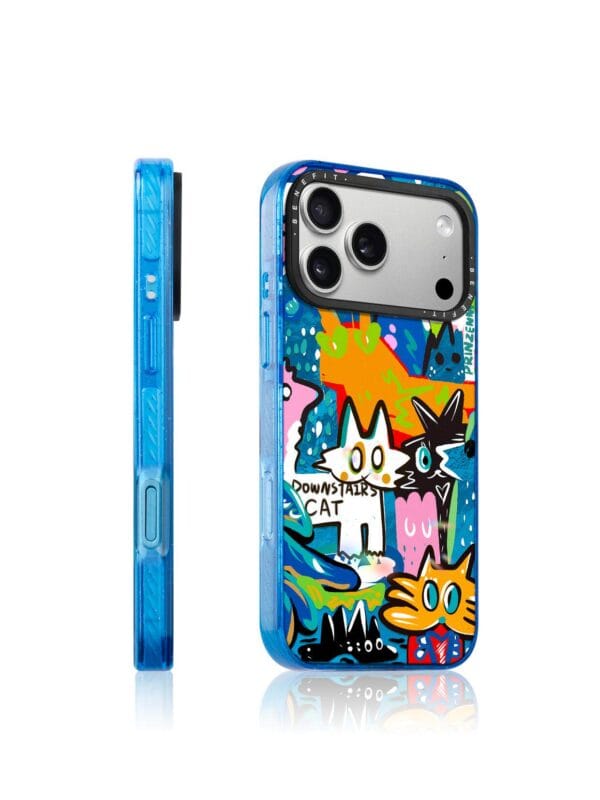 Street Pop Culture Abstract Graffiti Cat Collage for iPhone
