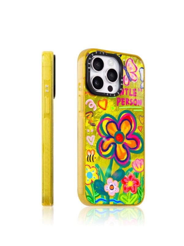 "Gentle Person" Gold Foil for iPhone