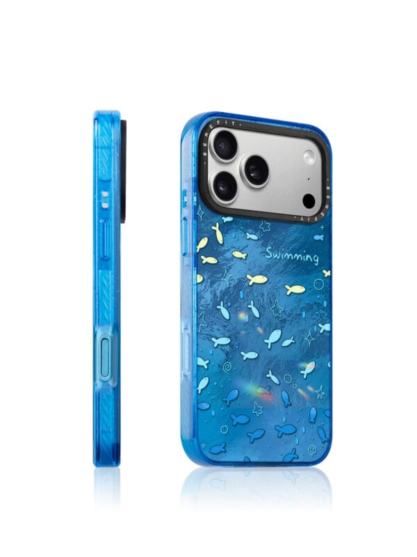 Deep Blue Water Ripple "Swimming" Ocean Fish for iPhone