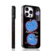 Surrealist Black and Blue Apple for iPhone