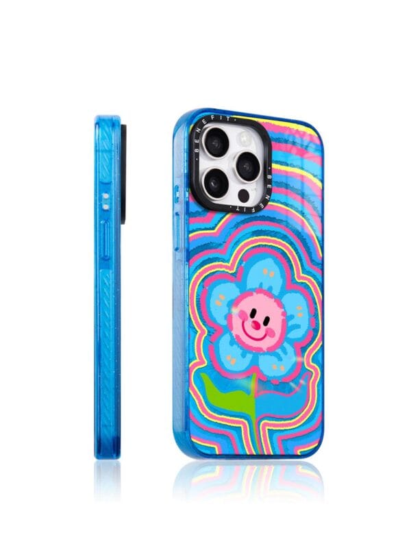 Retro Psychedelic Smiley Flower for iPhone
