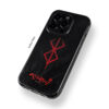 Crimson Runemark Heavy Metal Armor Texture - Aesthetic iPhone Case