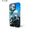 Electric Cobalt Cyber Warrior Shadow Beast iPhone Case