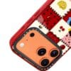 Red Quilt Cherry Bows Vintage Patchwork Pony for iPhone