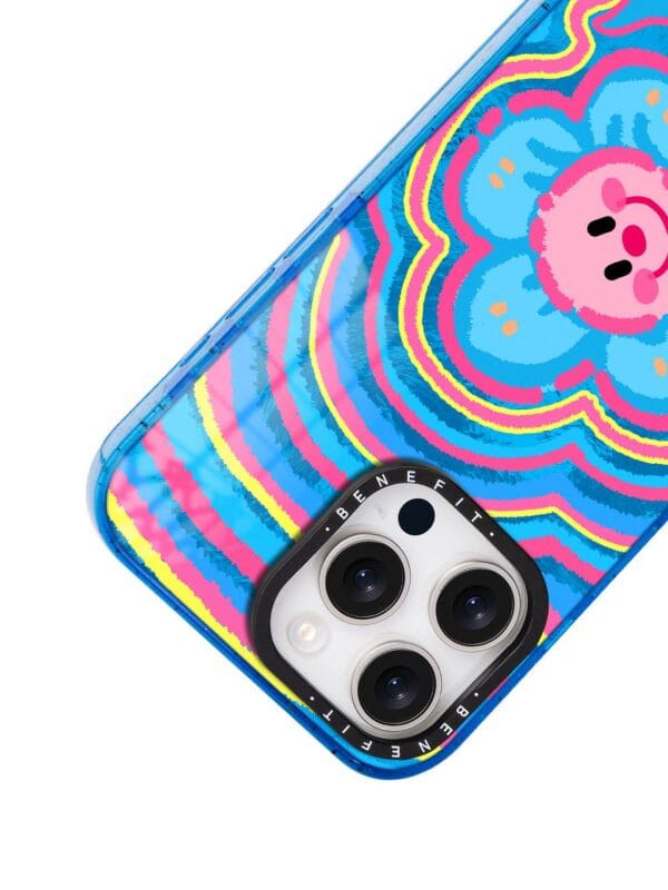 Retro Psychedelic Smiley Flower for iPhone