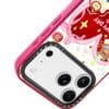 Retro Red Heart Bear Cute Coquette Ribbon Cat for iPhone