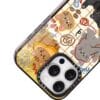 Retro Warm Checkered Kitten Cozy Cafe Core Cat for iPhone