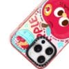Cute Red White Checkered Retro Red Gingham Apple for iPhone