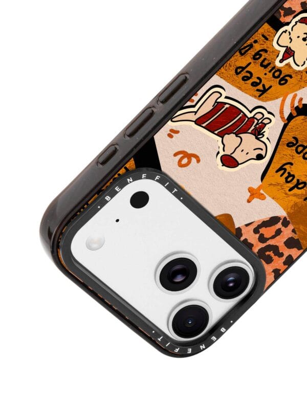Cute Cartoon Dog Leopard Print for iPhone