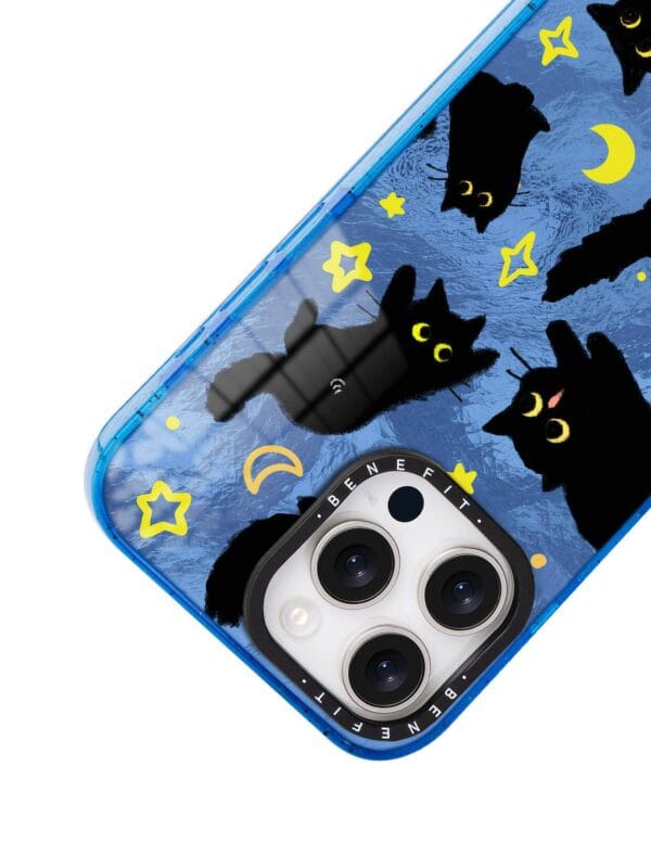 Black Cat Night Sky for iPhone