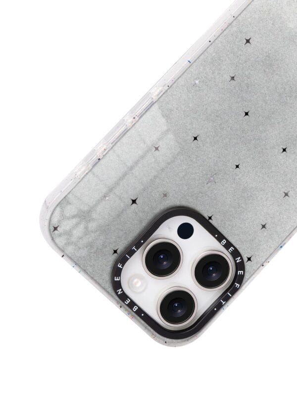Minimalist Glitter Silver Star for iPhone