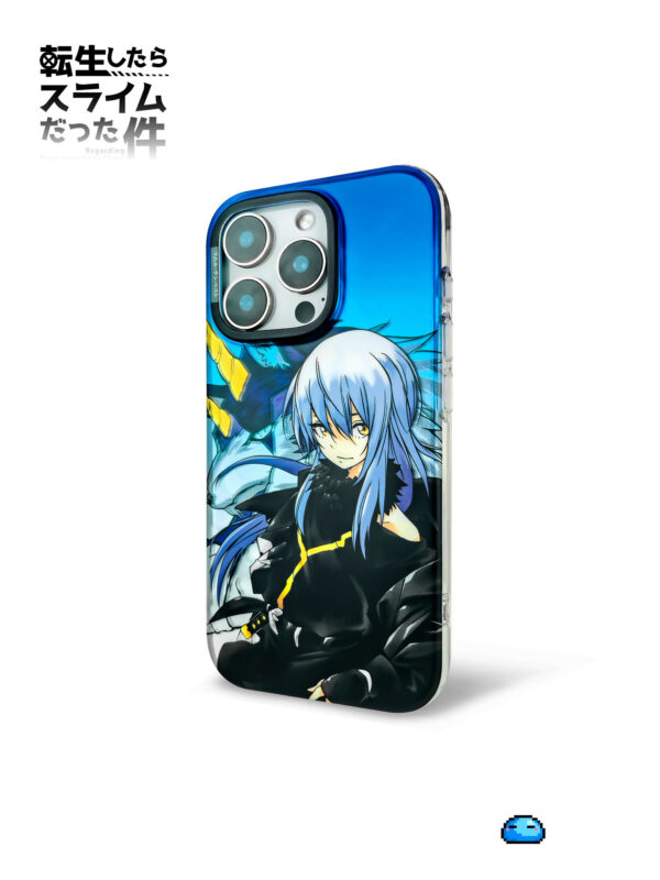 Electric Cobalt Cyber Warrior Shadow Beast iPhone Case