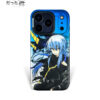 Electric Cobalt Cyber Warrior Shadow Beast iPhone Case
