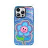 Retro Psychedelic Smiley Flower for iPhone