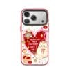 Retro Red Heart Bear Cute Coquette Ribbon Cat for iPhone