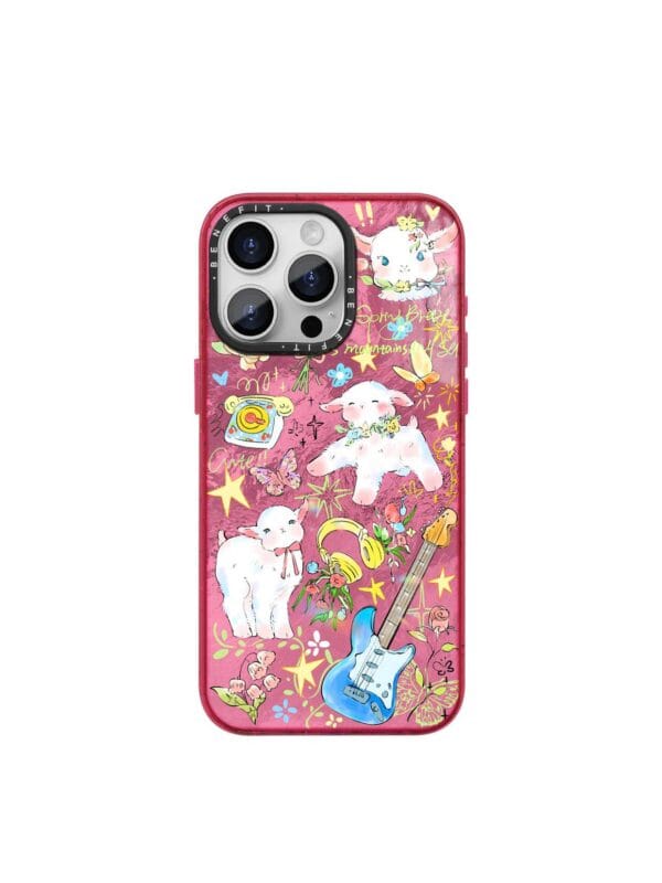 Retro Y2K Lamb Electric Guitar for iPhone