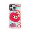 Cute Red White Checkered Retro Red Gingham Apple for iPhone
