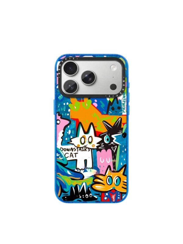 Street Pop Culture Abstract Graffiti Cat Collage for iPhone
