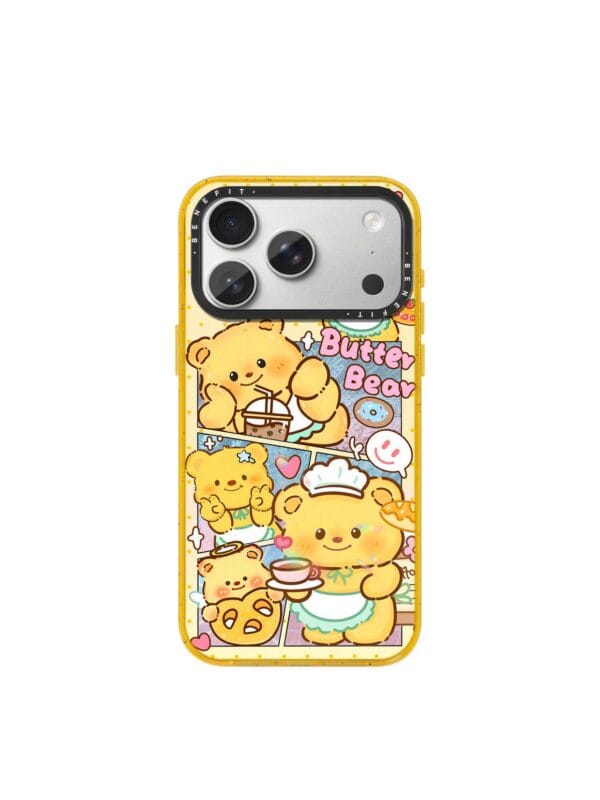 Kawaii  Bear Cartoon iPhone Case Cute Bakery Aest for iPhone