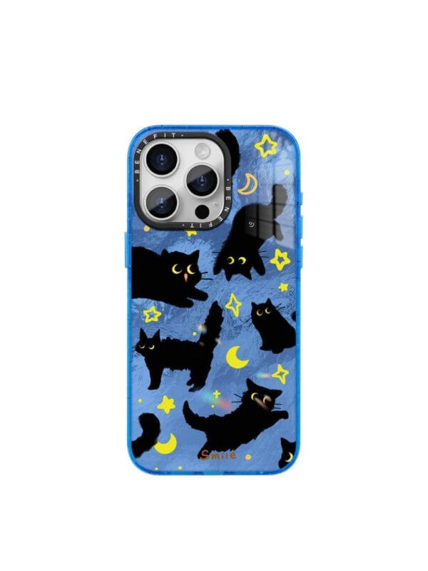 Black Cat Night Sky for iPhone