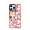 Rose Pink Foil Cute "Spring Journey of Cats" for iPhone