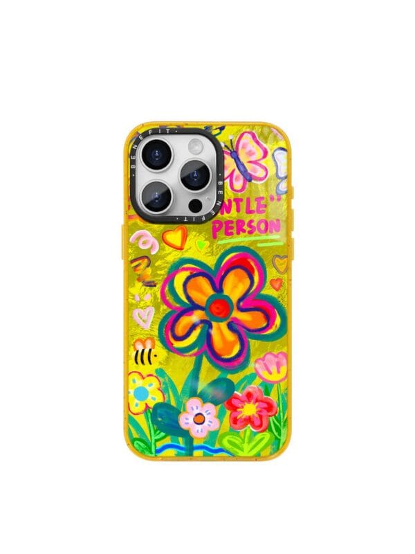 "Gentle Person" Gold Foil for iPhone