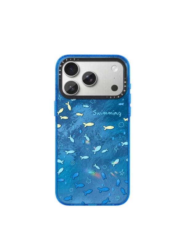 Deep Blue Water Ripple "Swimming" Ocean Fish for iPhone
